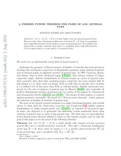 A fibered power theorem for pairs of log general type