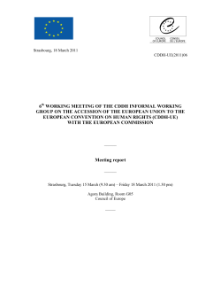 Meeting report - Staten