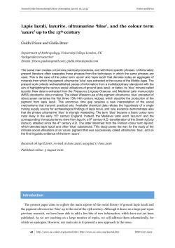 Lapis lazuli, lazurite, ultramarine `blue`