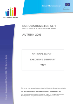 executive summary - European Commission