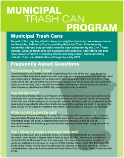 municipal trash can program