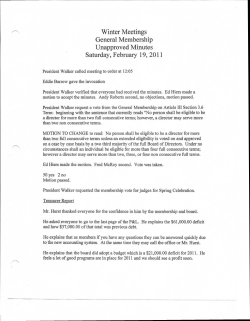 02/11/2011 - Racking Horse Breeders Association of America