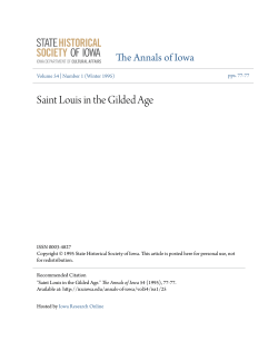 Saint Louis in the Gilded Age