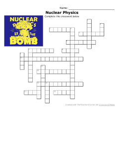 Nuclear Physics