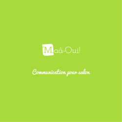 Communication pour salon