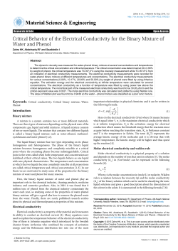 Critical Behavior of the Electrical Conductivity for the Binary Mixture