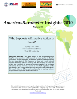 AmericasBarometer Insights: 2010