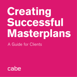 Creating successful masterplans