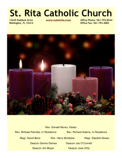 8:00pm - Saint Rita Catholic Church