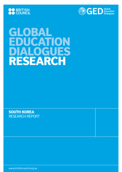 GLOBAL EDUCATION DIALOGUES rESEArCh