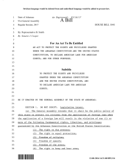 HB 1041 - Arkansas General Assembly