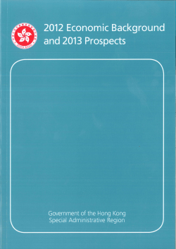 2012 Economic Background and 2013 Prospects