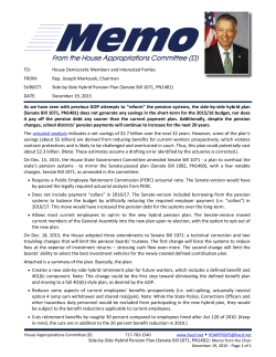 Side-by-Side Hybrid Plan (Senate Bill 1071)