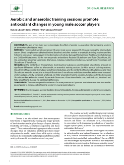 Aerobic and anaerobic training sessions promote