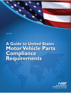 Motor Vehicle Parts Compliance Requirements