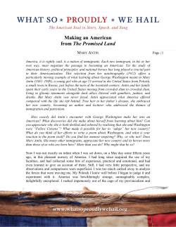 Making an American from The Promised Land