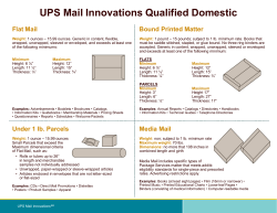 Qualified Mail Printable Reference Sheet