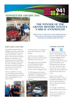 august 2016 - 94.1FM Gold Coast