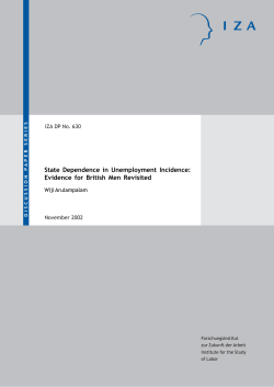 IZA Discussion Paper No. 630