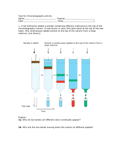 Test for Chromatography activity