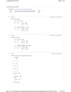 Page 1 of 4 Assignment Previewer 7/17/2012 http://www.webassign