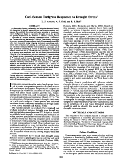 (1987) Cool-Season Turfgrass Responses to Drought Stress
