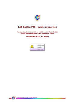 LAF Button PJC - public properties