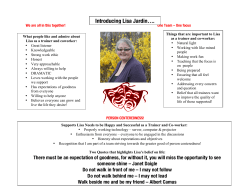 Introducing Lisa Jardin&hellip;.