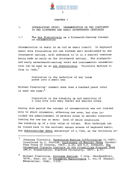 1. INTRODUCTORY STUDY: ORNAMENTATION ON THE