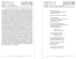 PRESCRIPTION: PATIENT - Fact