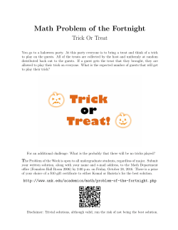 Math Problem of the Fortnight
