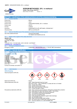 SODIUM METHOXIDE, 25% in methanol