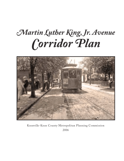 Martin Luther King, Jr. Avenue Corridor Study - Knoxville