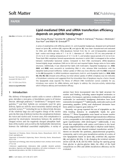 Soft Matter - Boston University