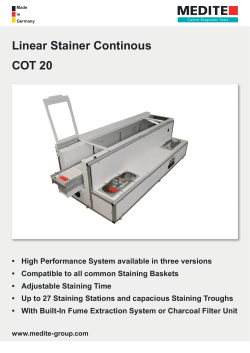 COT 20.indd - Medite Service AG