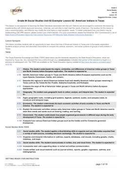 Grade 04 Social Studies Unit 02 Exemplar Lesson 02