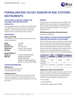 TN-128: Formaldehyde (HCHO) Sensor