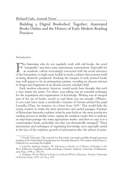 Building a Digital Bookwheel Together: Annotated Books Online and