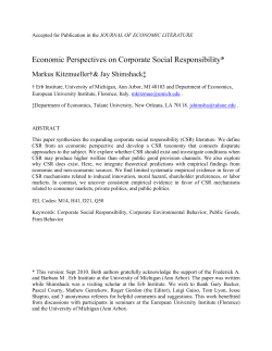 Preprint Working Paper