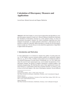 Calculation of Discrepancy Measures and Applications