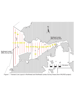 0 1 2 3 4 5 Kilometers Figure 1. Transect Line Layout in Northwest