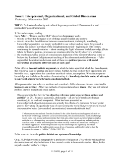 Power: Interpersonal, Organizational, and Global Dimensions