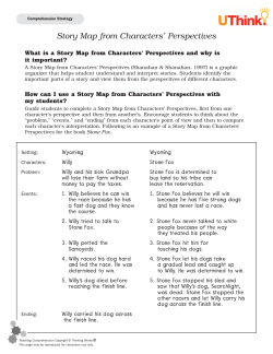 Story Map from Characters` Perspectives