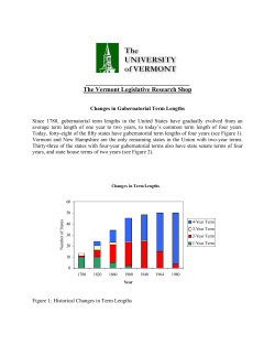 The Vermont Legislative Research Shop