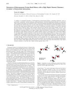 Structures of Heterogeneous Proton-Bond Dimers with a