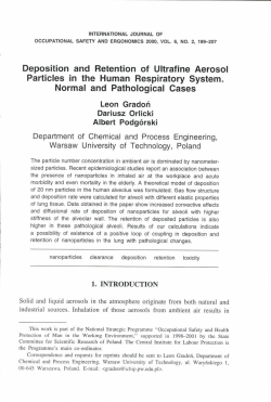 Deposition and Retention of Ultrafine Aerosol Particles in the