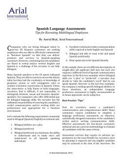 Spanish Language Tests