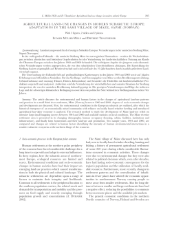 1 Socio-economic processes in the European polar ecumene