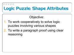 Logic Puzzle: Shape Attributes