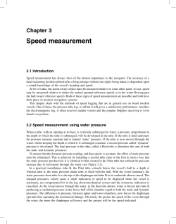 Speed measurement